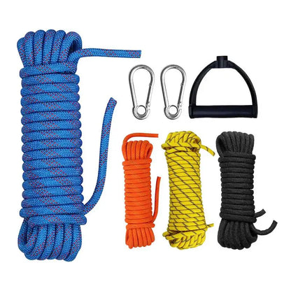 4M Climbing Rope & 8mm Rappelling Rope W/ Carabiners