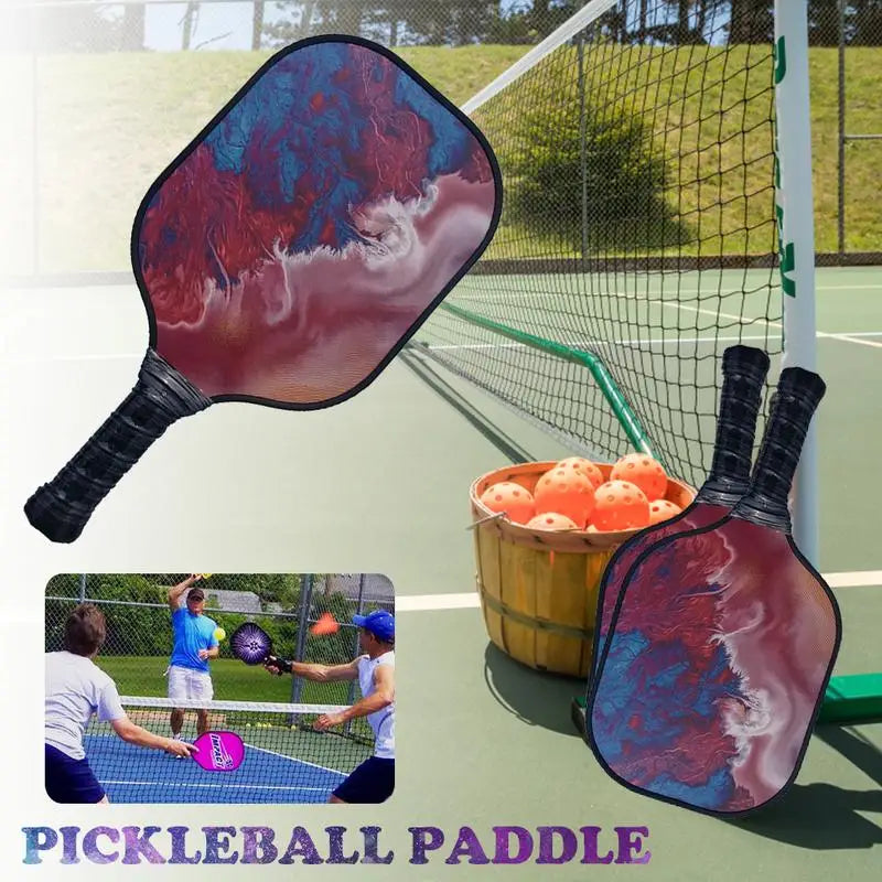 Pickleball Paddle Colorful Fiberglass