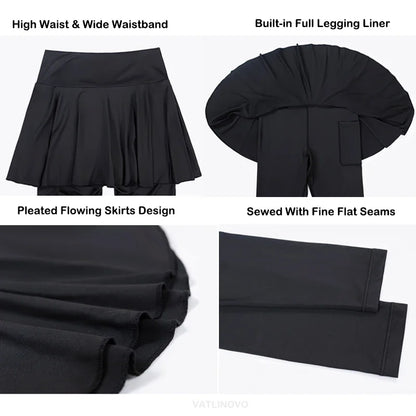 Skirted Leggings with Pocket