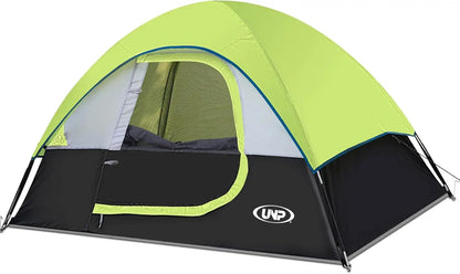 2 Person, Waterproof Windproof Tent with Rainfly and easy set up