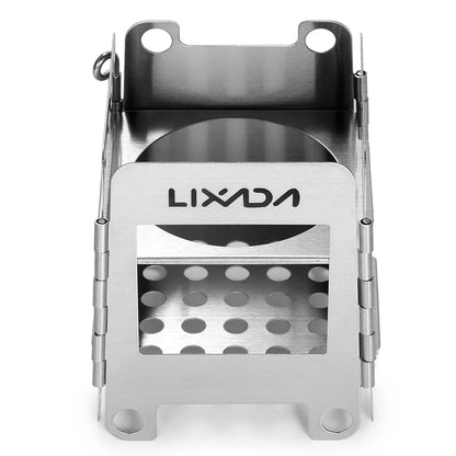 Lightweight Folding Camping Titanium Stove wood burning