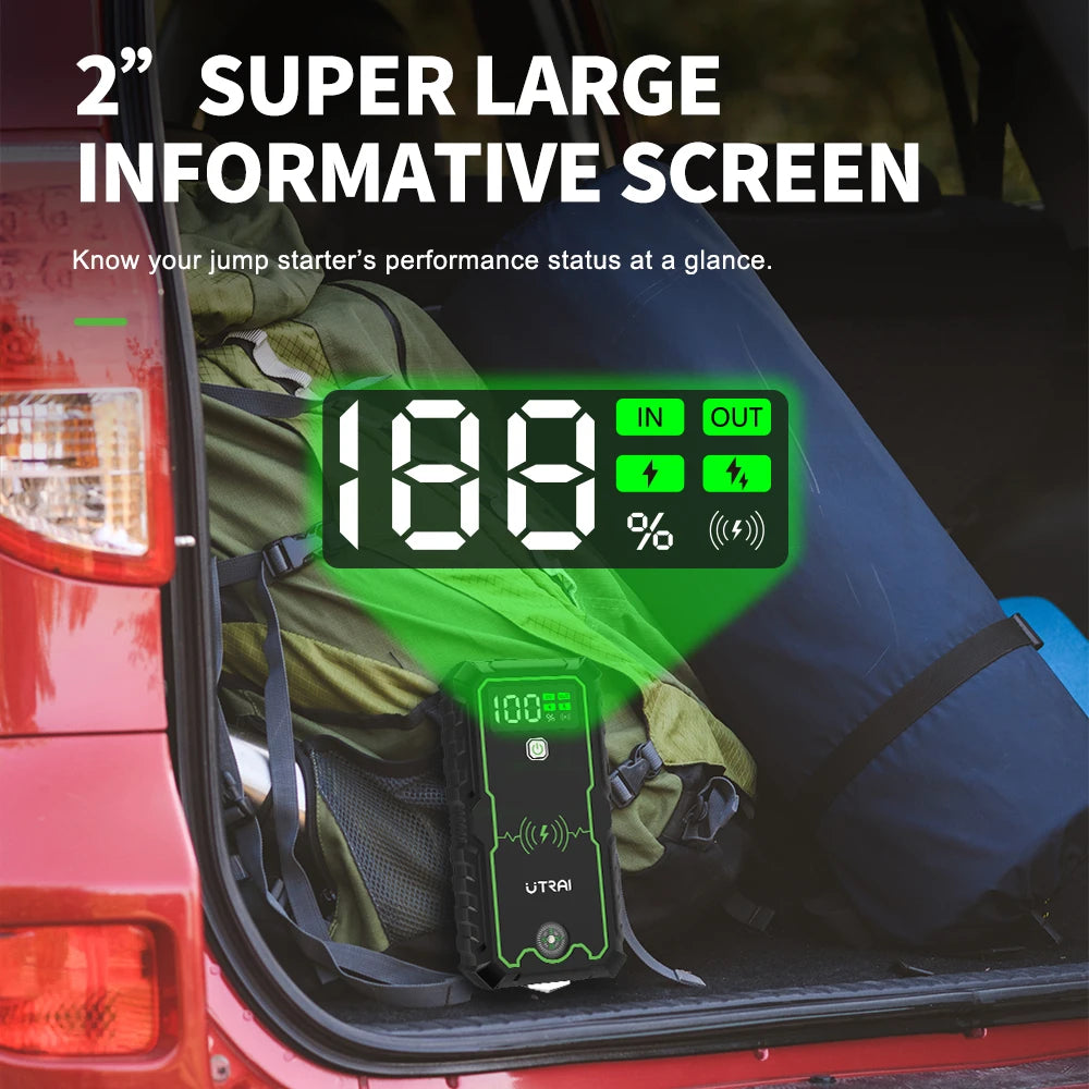 UTRAI Power Bank 2500A Jump Starter Portable Charger/Car Booster