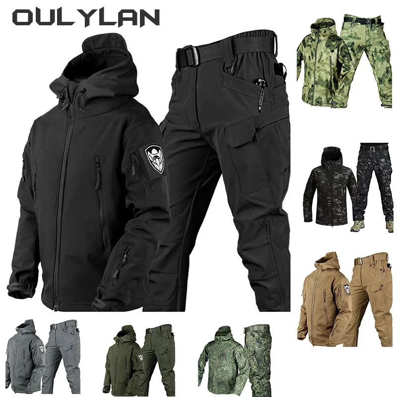 Mens jacket and pants set