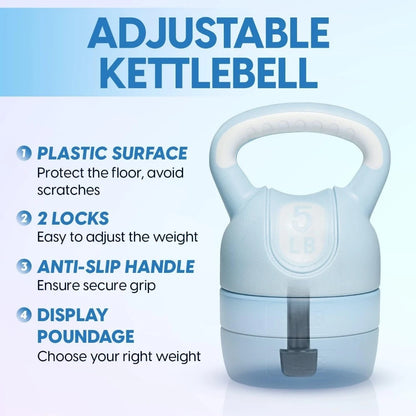Adjustable Kettle Bell Set
