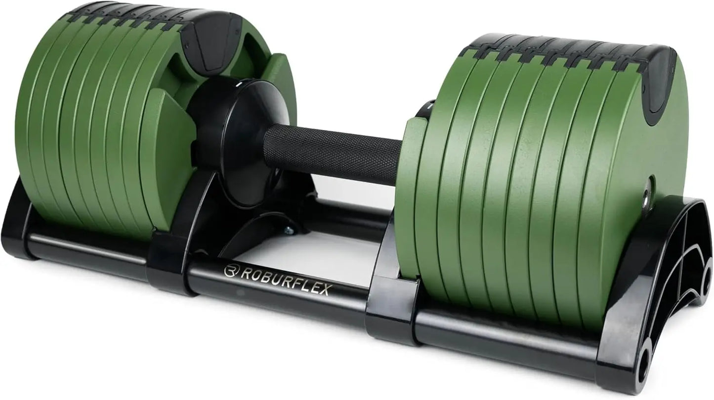 Adjustable Dumbbell, with Anti Slip Metal Handle