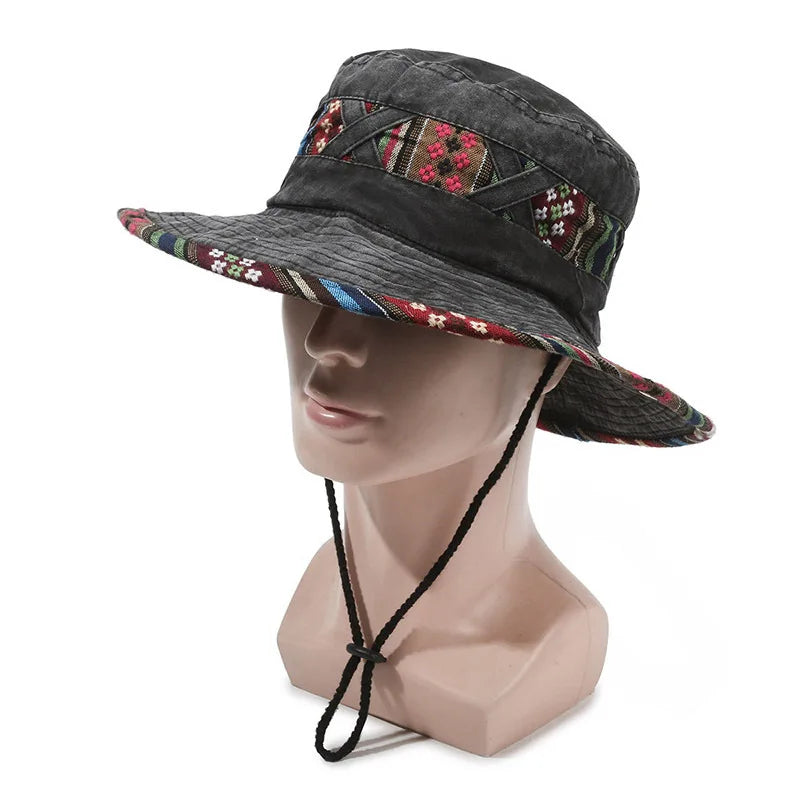 Ethnic style sun hat