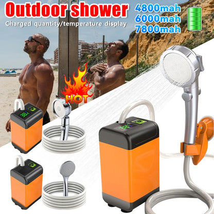 Portable Shower with Electric  Pump