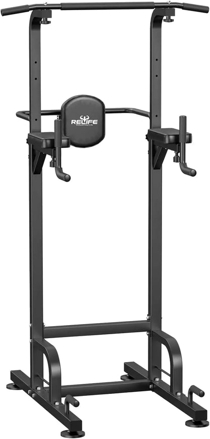 Power Tower Pull Up Bar Station Workout Dip Station