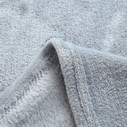 Grey Flannel Fleece Blanket