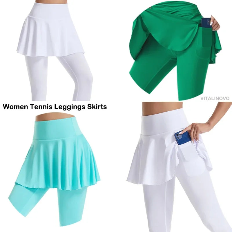 Skirted Leggings with Pocket