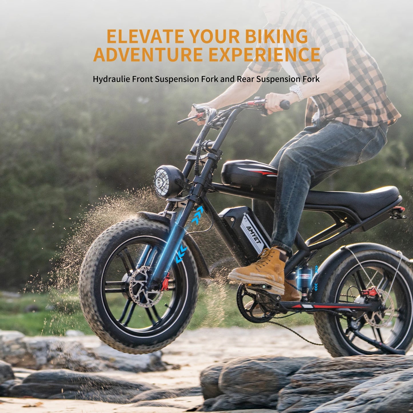 S6 Electric Bike for Adults Dual Moter Peak 3000W