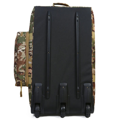 Large Capacity Military Tactical Travel Bag Wheeled Deployment
