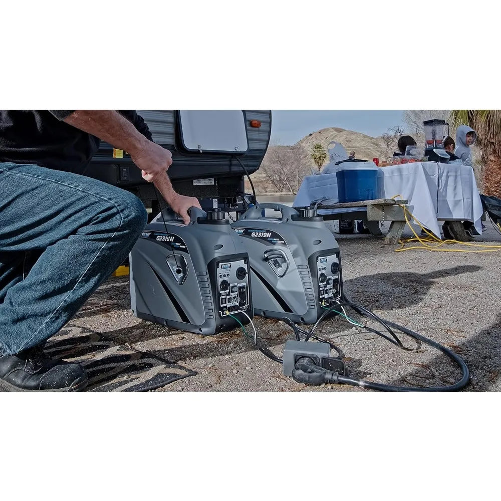 2,300W Portable Gas-Powered generator w/ quiet technology