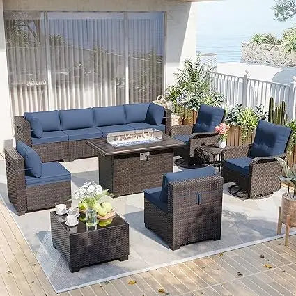 Patio Furniture with Swivel Chairs