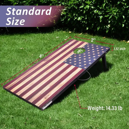 American Flag cornhole set