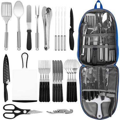 27-Piece Stainless Steel Kitchen Utensil Set