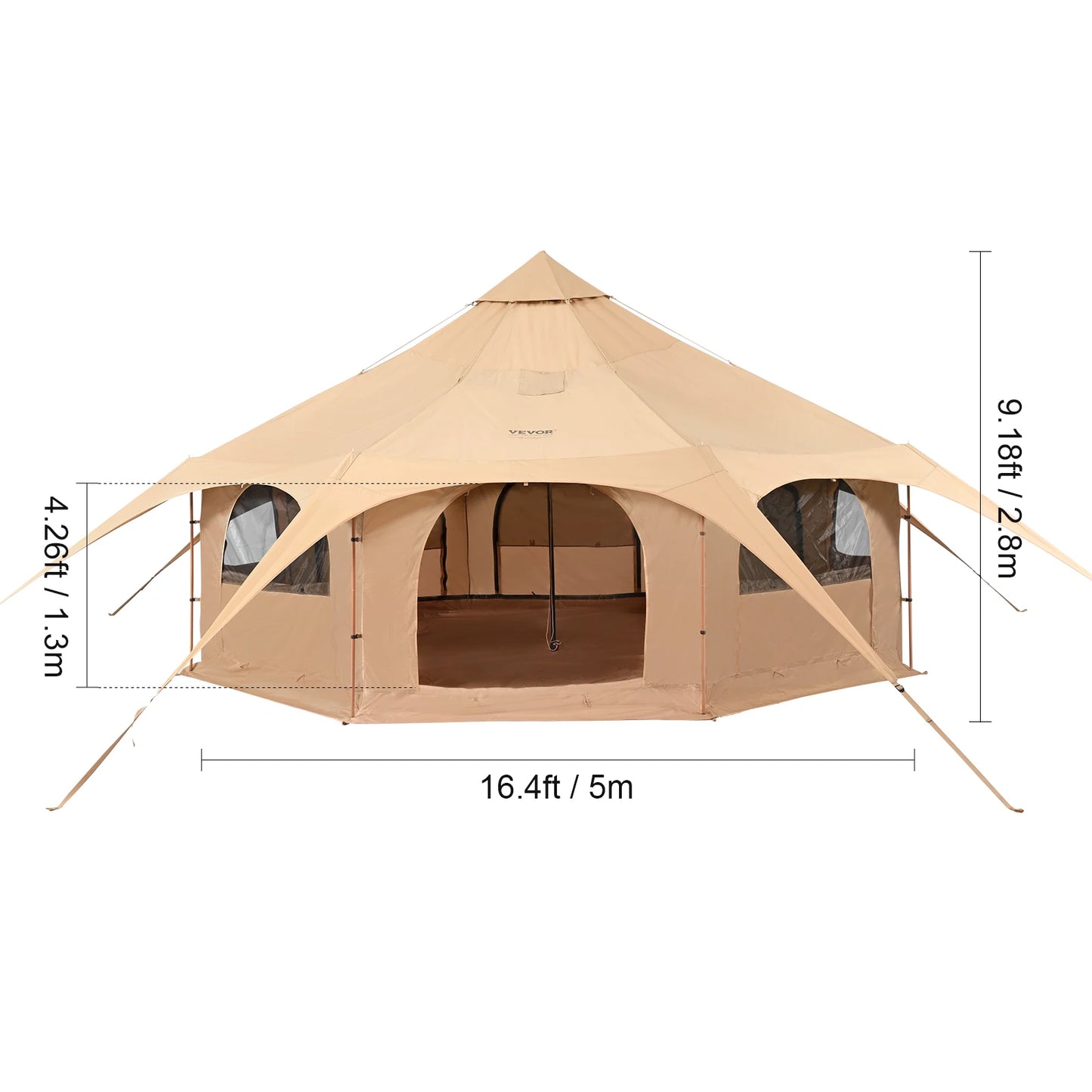 Canvas Bell Tent for Tent stove