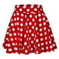 Women Pleated Dot Tennis Skort with Pockets