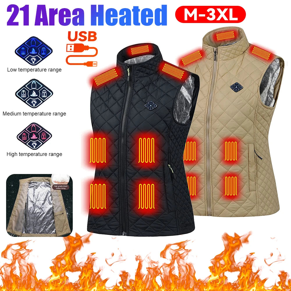 Heated vest