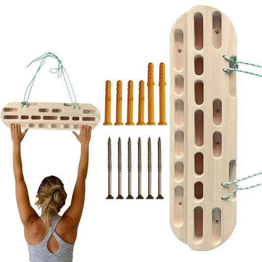 Portable Indoor Rock Climbing Fingerboard