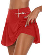 Women Pleated Tennis Skirt with Pockets